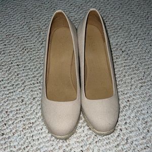 J.Crew Women’s Canvas Espadrille Wedges